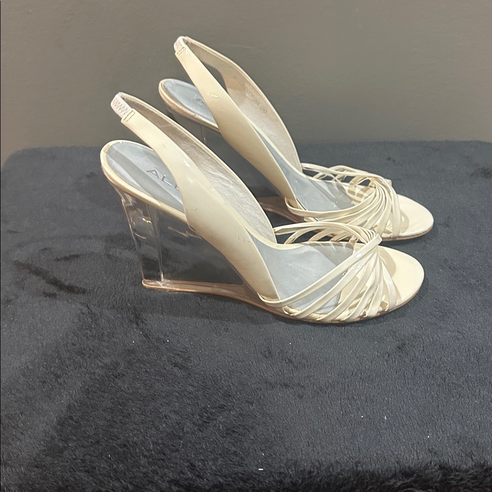Aldo Ivory Strappy Sandals